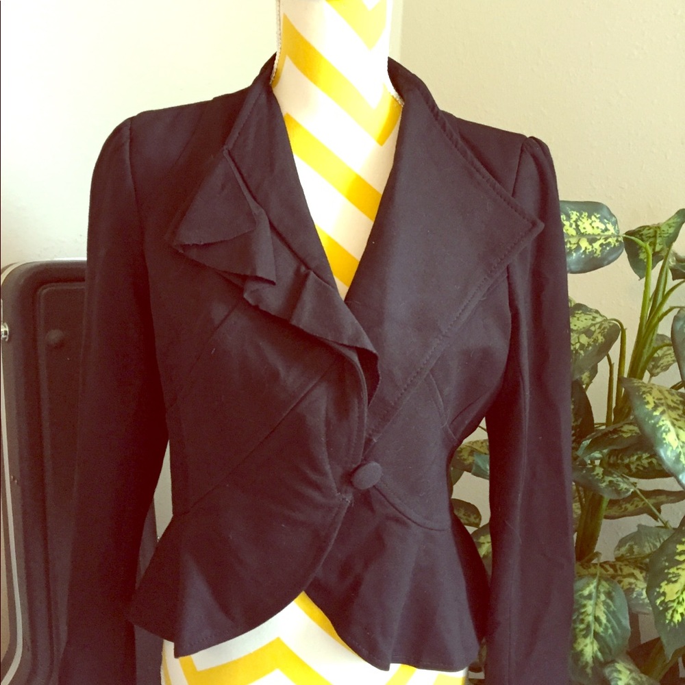 Willi Smith Peplum Blazer